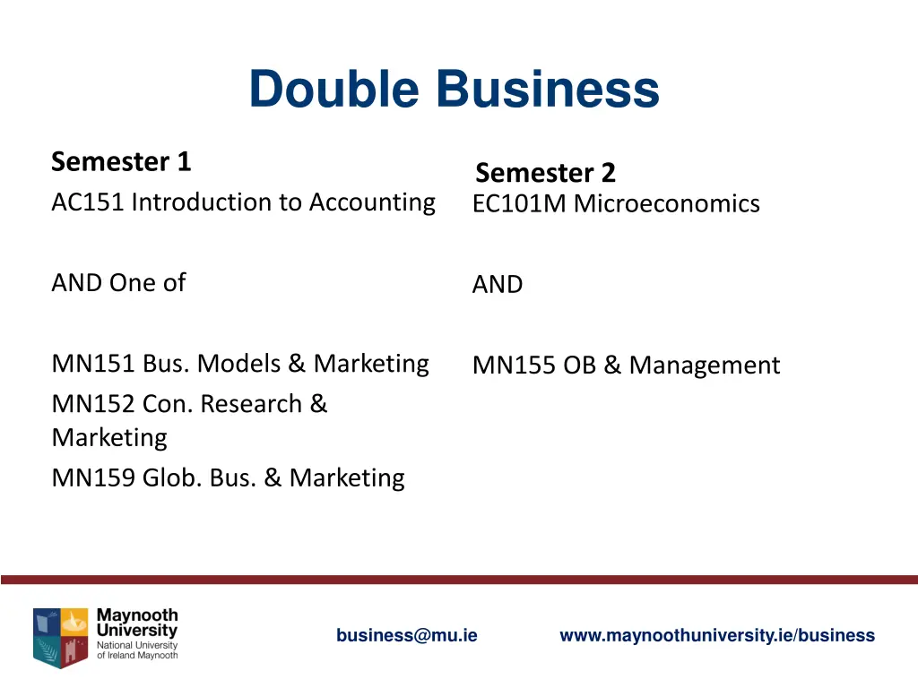 double business
