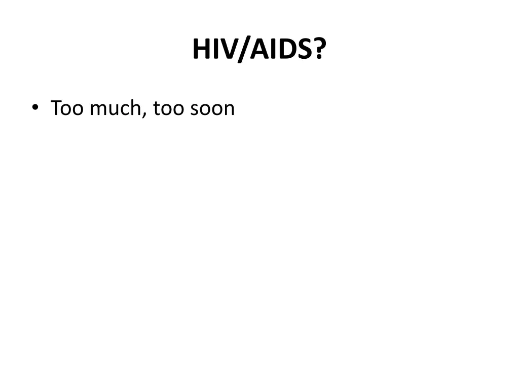 hiv aids