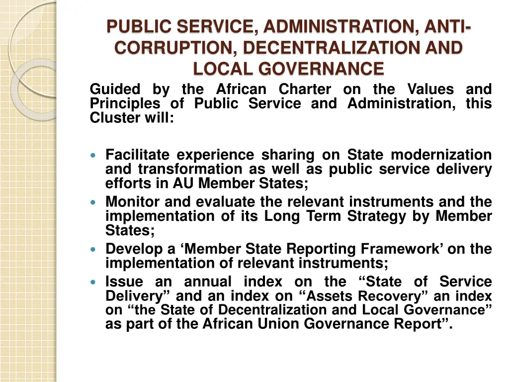 public service administration anti corruption
