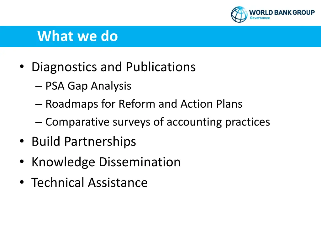 what we do