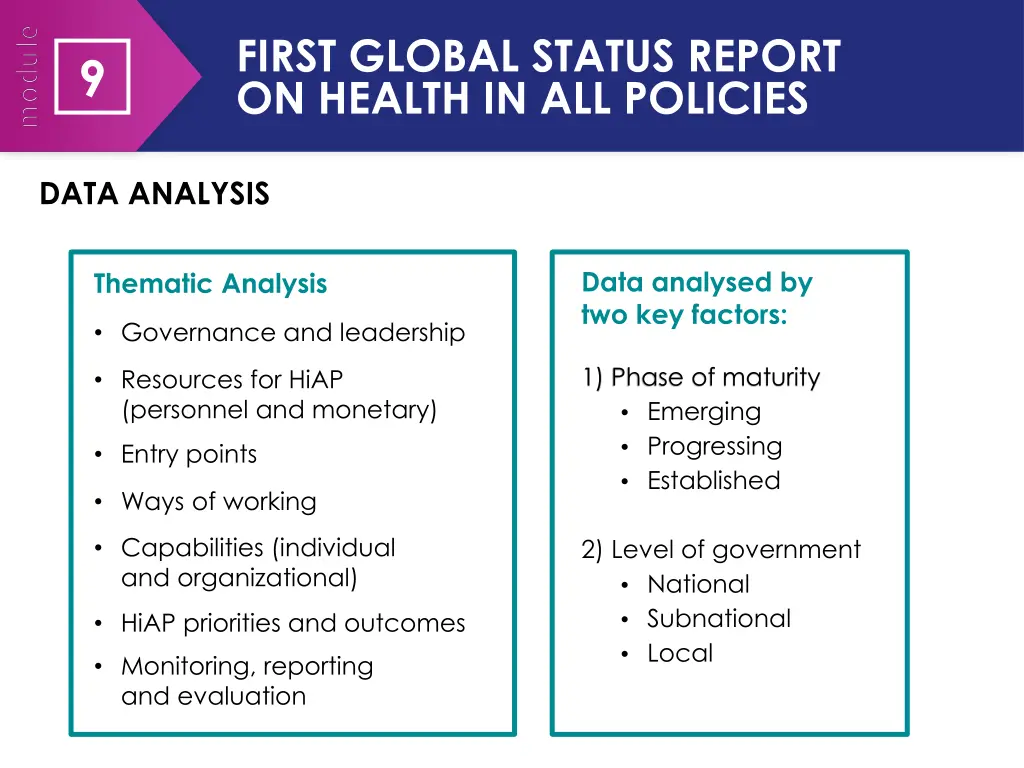 first global status report on health 2