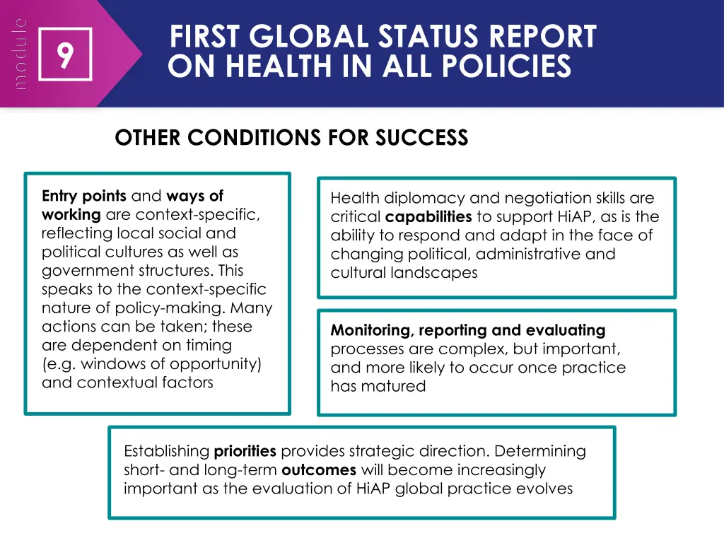 first global status report on health 9