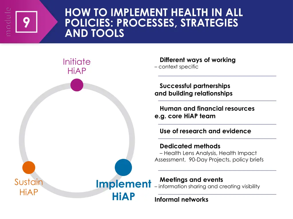 how to implement health in all policies processes