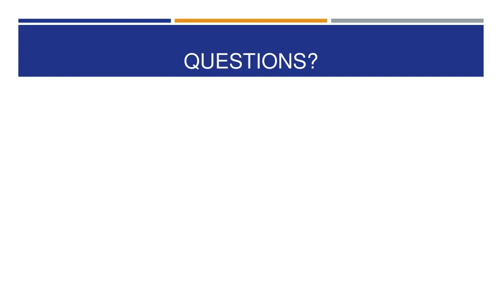 questions