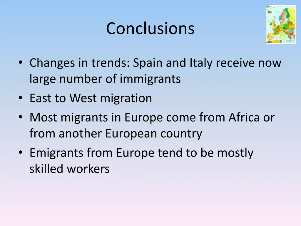 conclusions