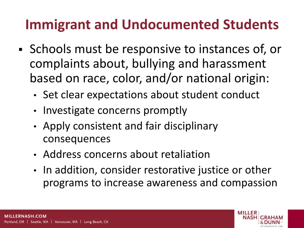 immigrant and undocumented students