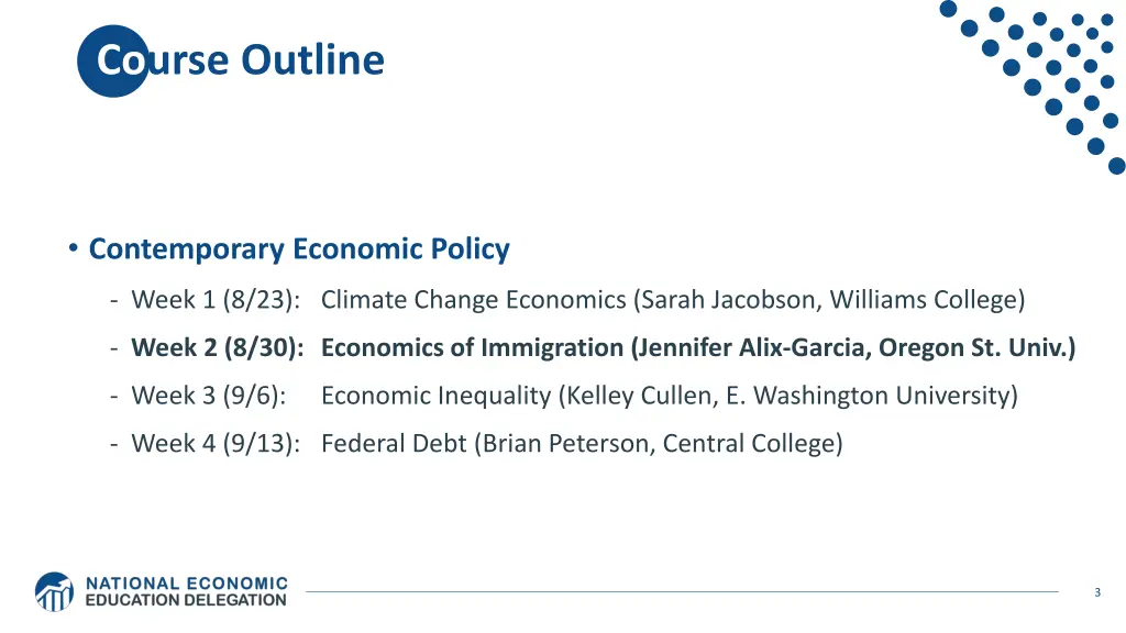 course outline