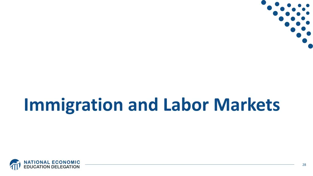 immigration and labor markets