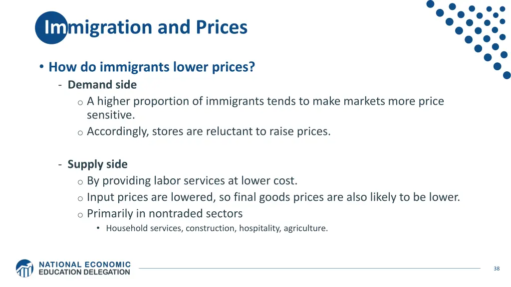 immigration and prices
