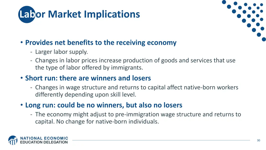 labor market implications