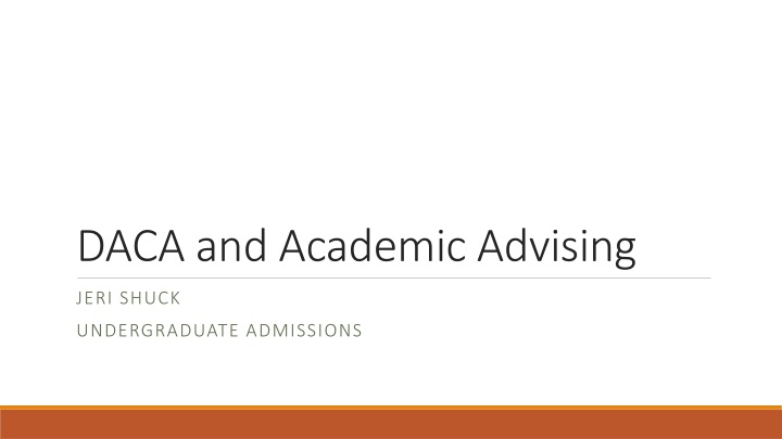 daca and academic advising