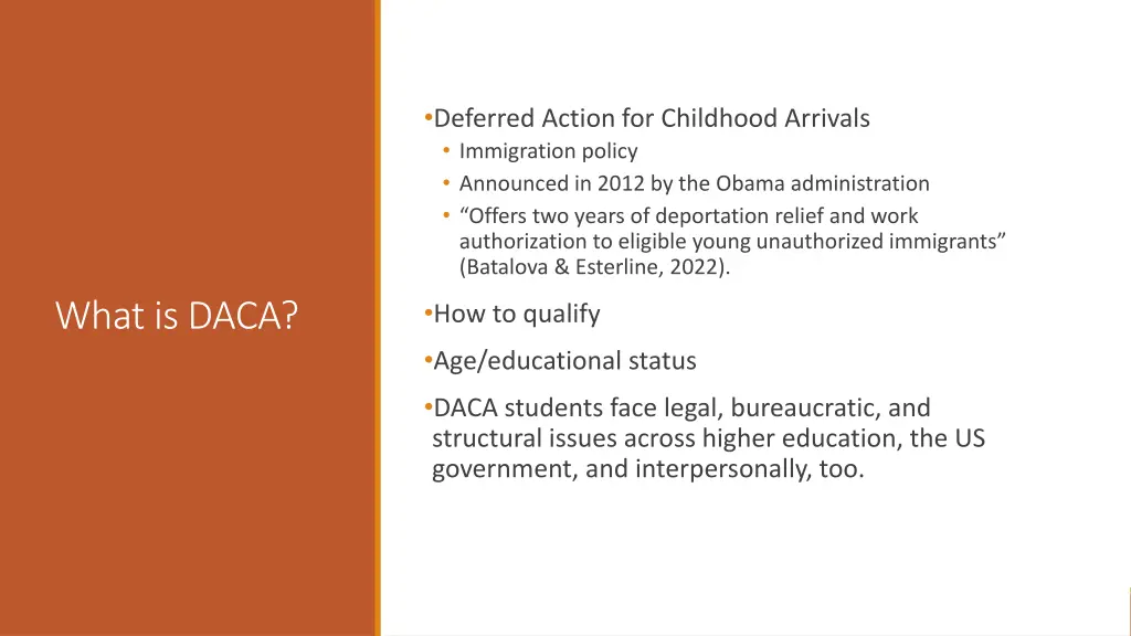 deferred action for childhood arrivals