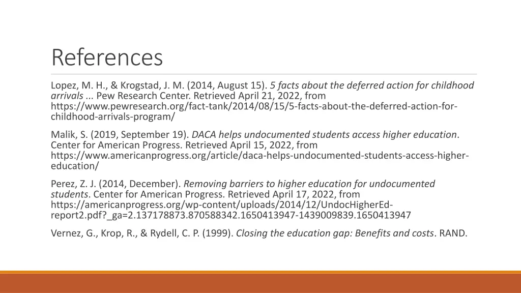 references 1