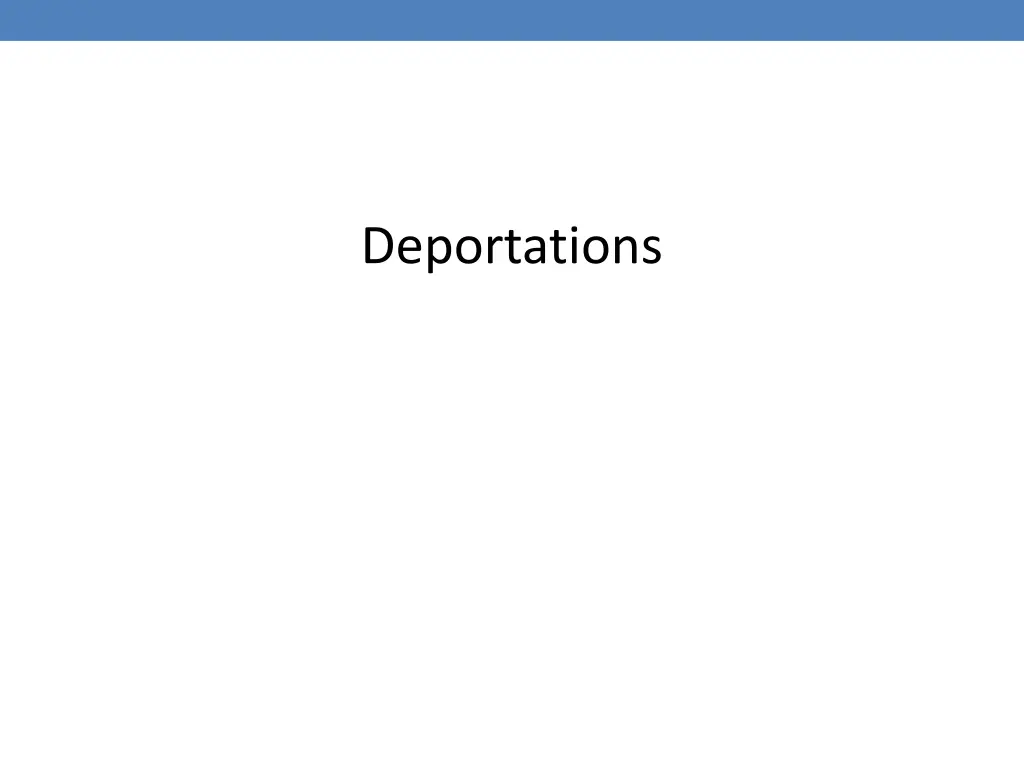 deportations