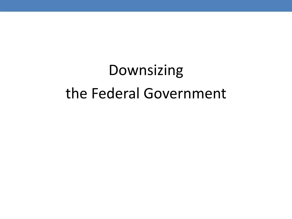 downsizing