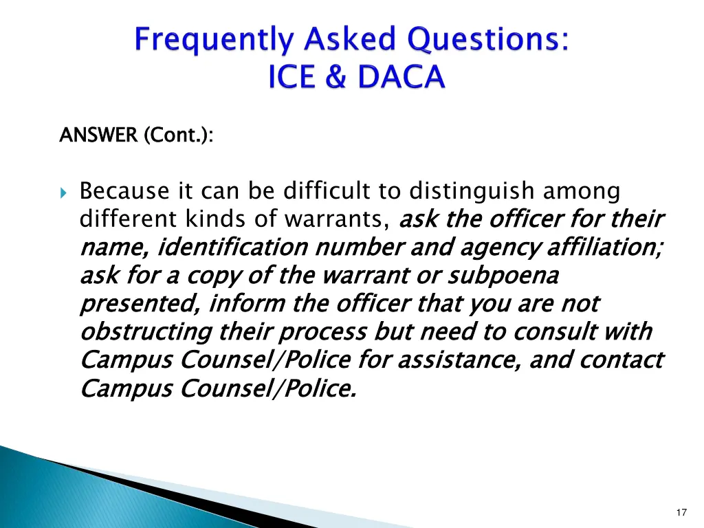 answer cont