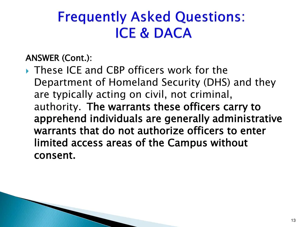 answer cont these ice and cbp officers work