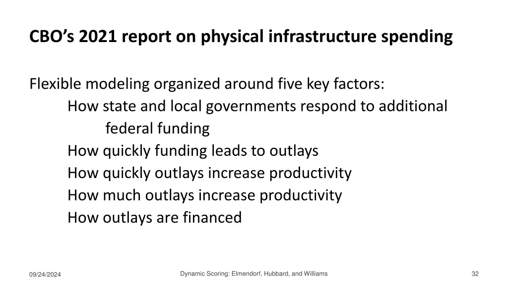 cbo s 2021 report on physical infrastructure