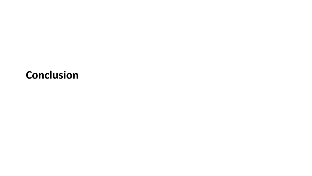conclusion