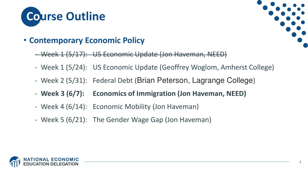 course outline