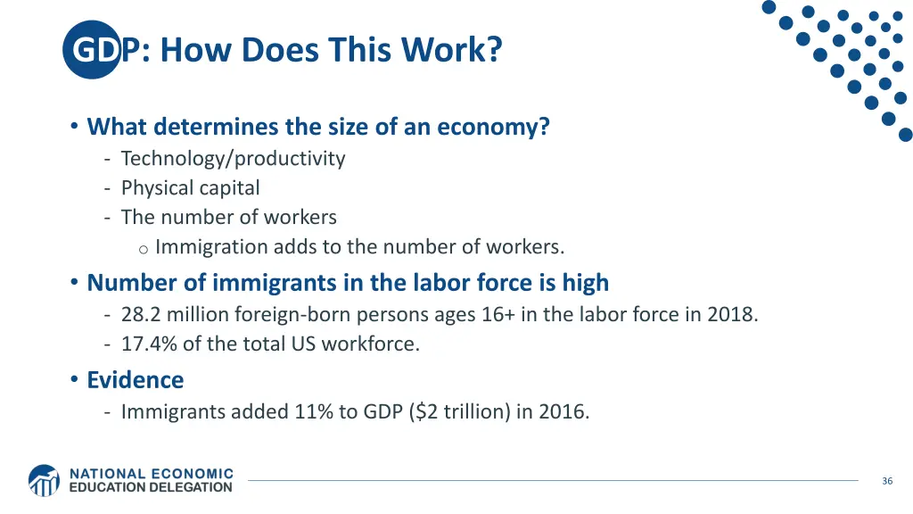 gdp how does this work