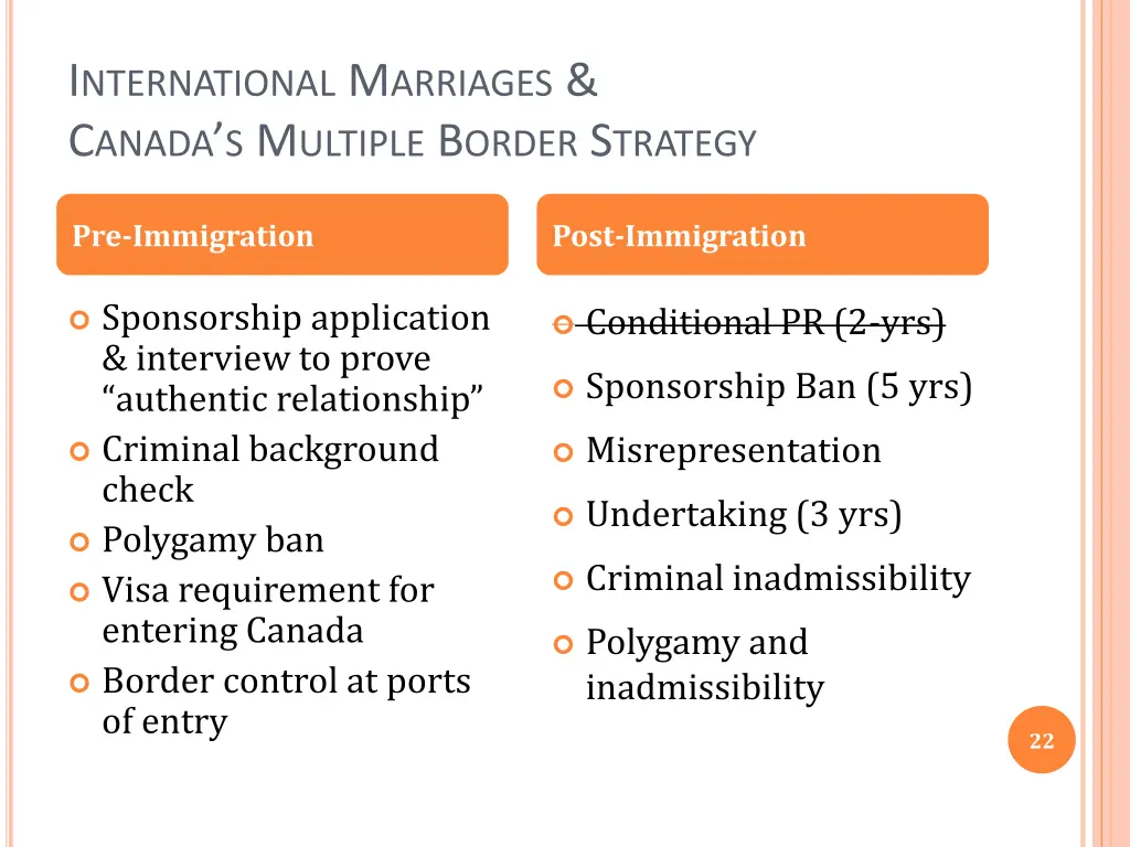 i nternational m arriages c anada s m ultiple