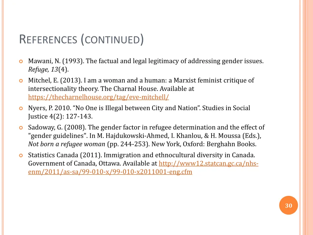 r eferences continued