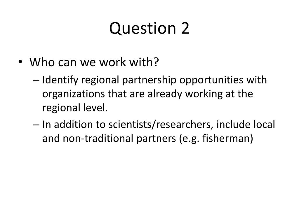 question 2
