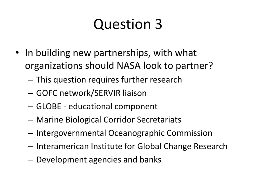 question 3