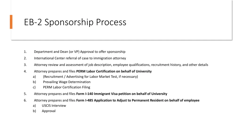 eb 2 sponsorship process