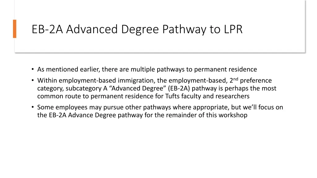 eb 2a advanced degree pathway to lpr