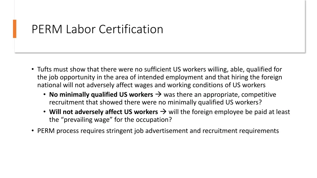 perm labor certification