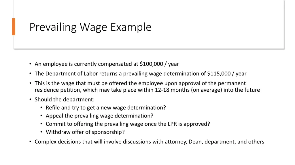 prevailing wage example