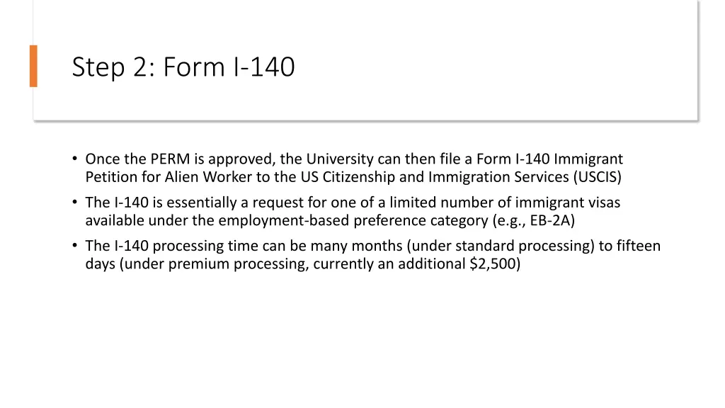 step 2 form i 140