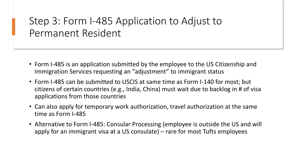 step 3 form i 485 application to adjust