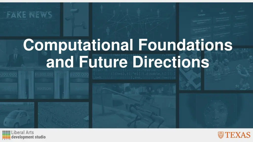computational foundations and future directions
