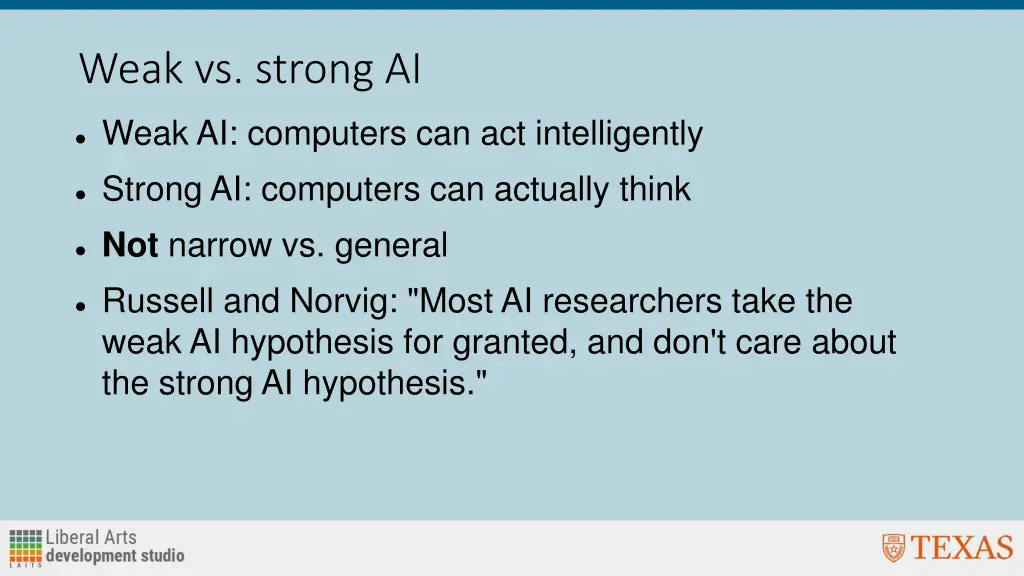 weak vs strong ai 1