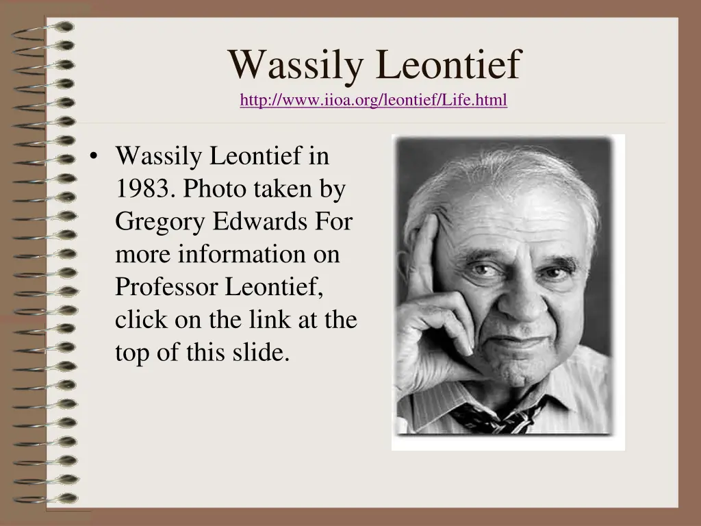 wassily leontief http www iioa org leontief life 1