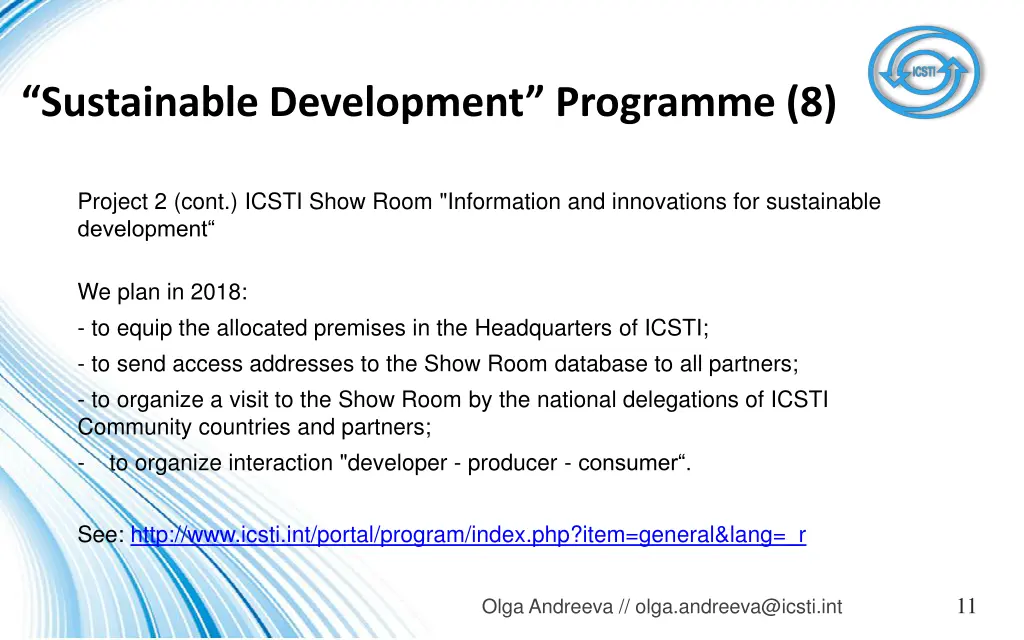 sustainable development programme 8