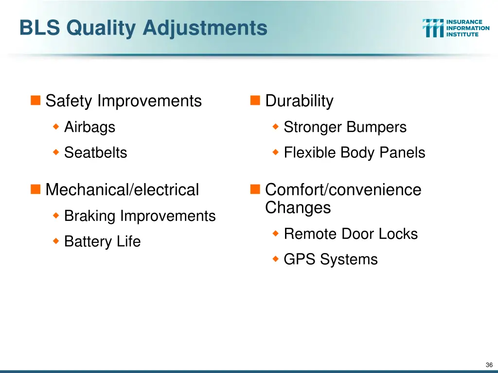 bls quality adjustments
