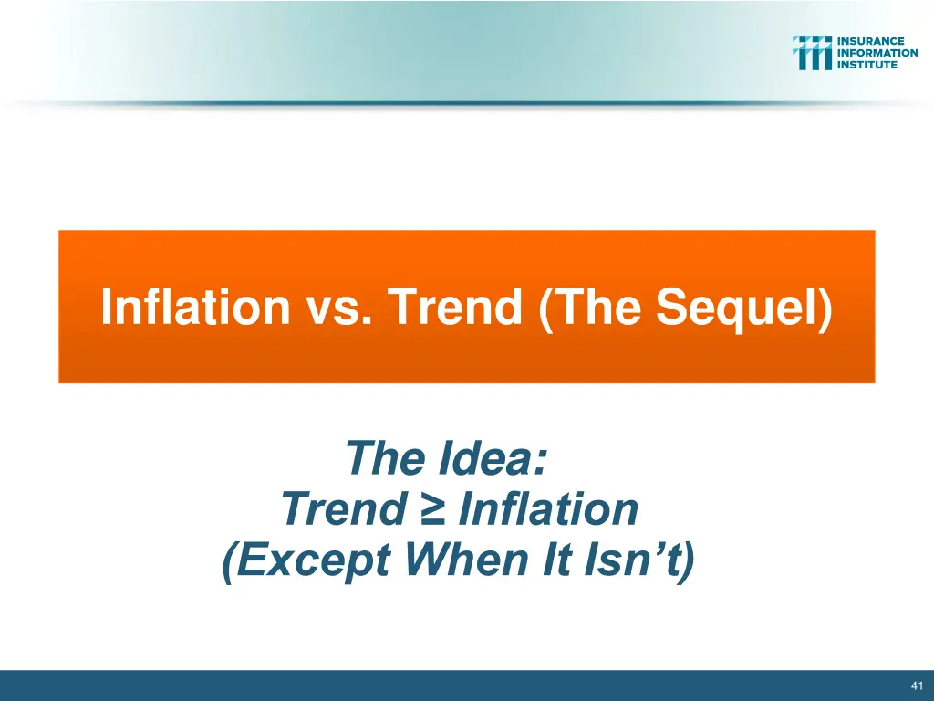 inflation vs trend the sequel