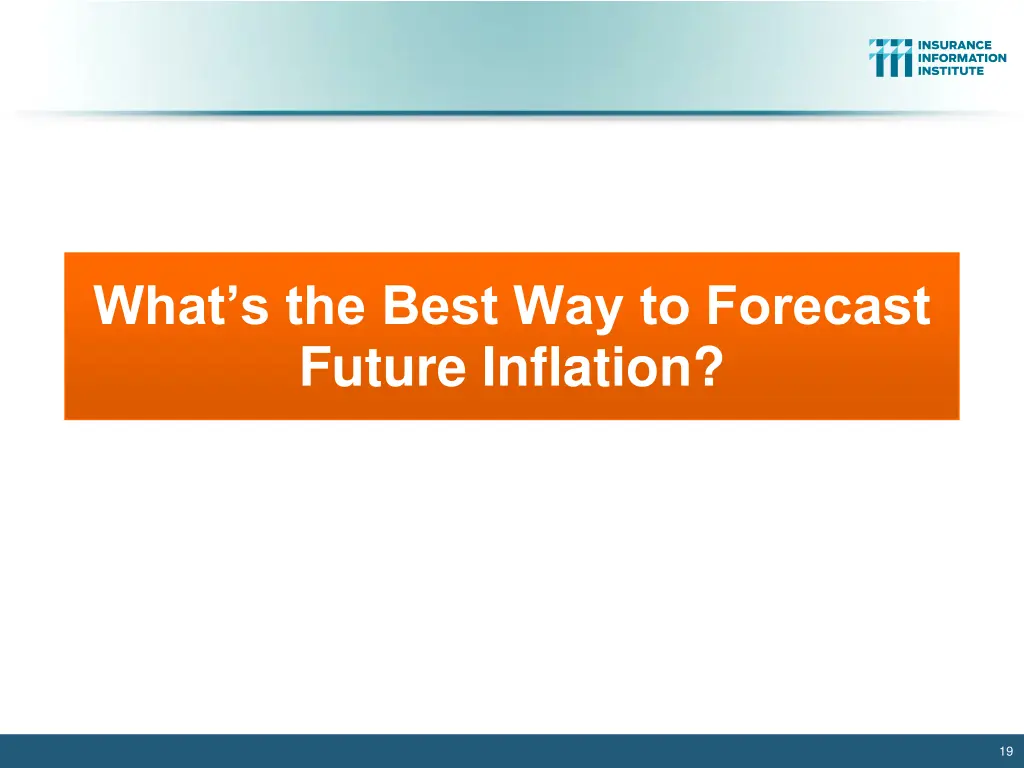 what s the best way to forecast future inflation