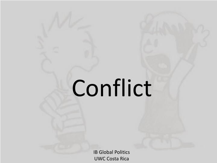 conflict