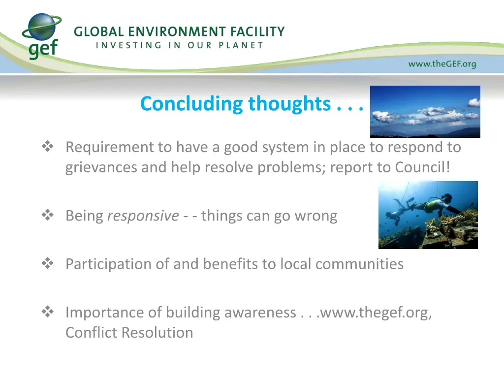 concluding thoughts