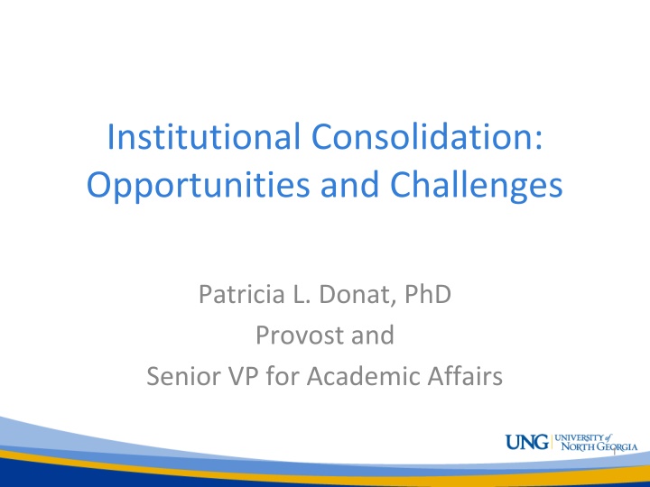 institutional consolidation opportunities