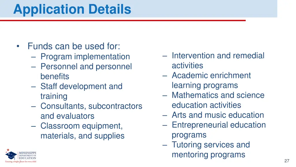application details 5
