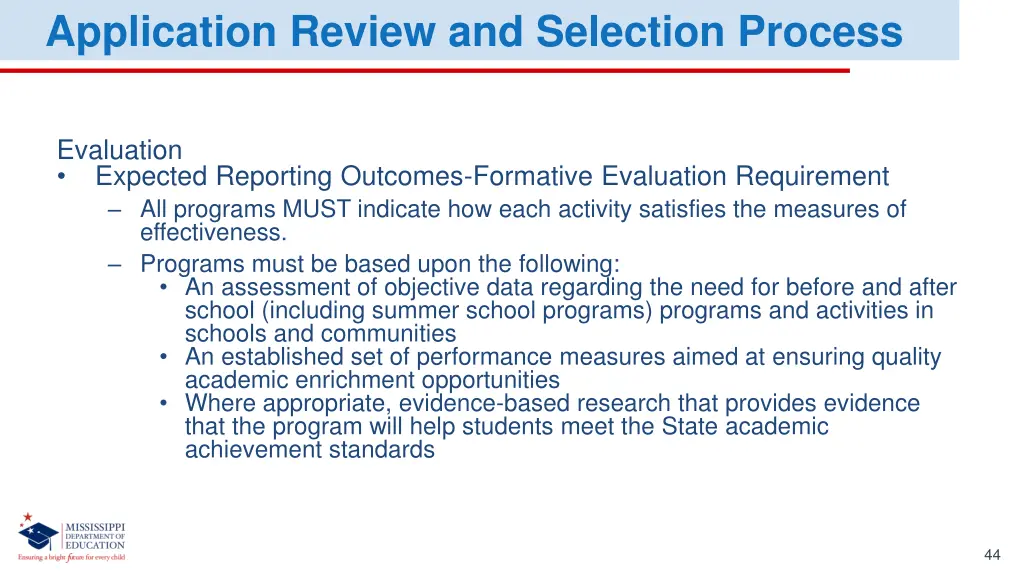 application review and selection process 4