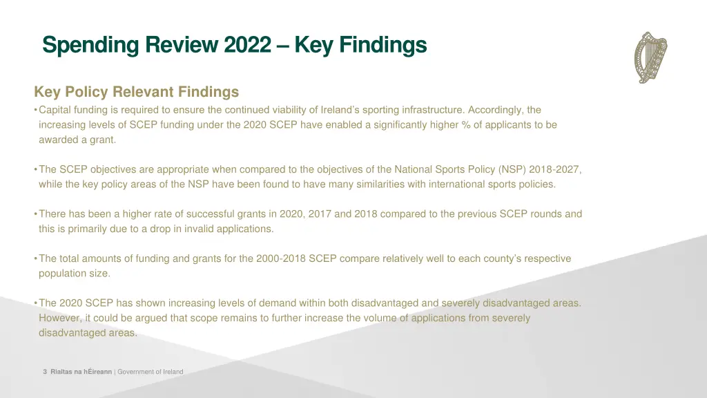 spending review 2022 key findings