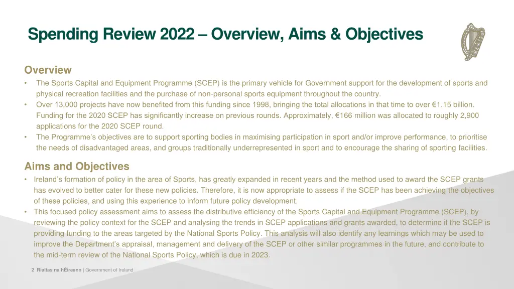 spending review 2022 overview aims objectives