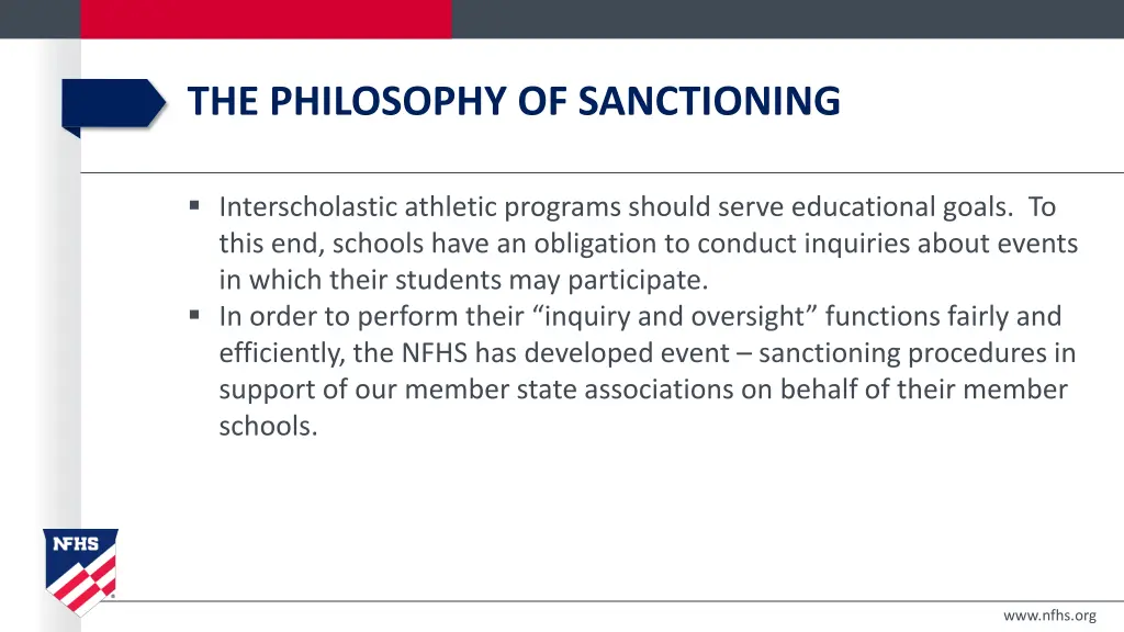 the philosophy of sanctioning